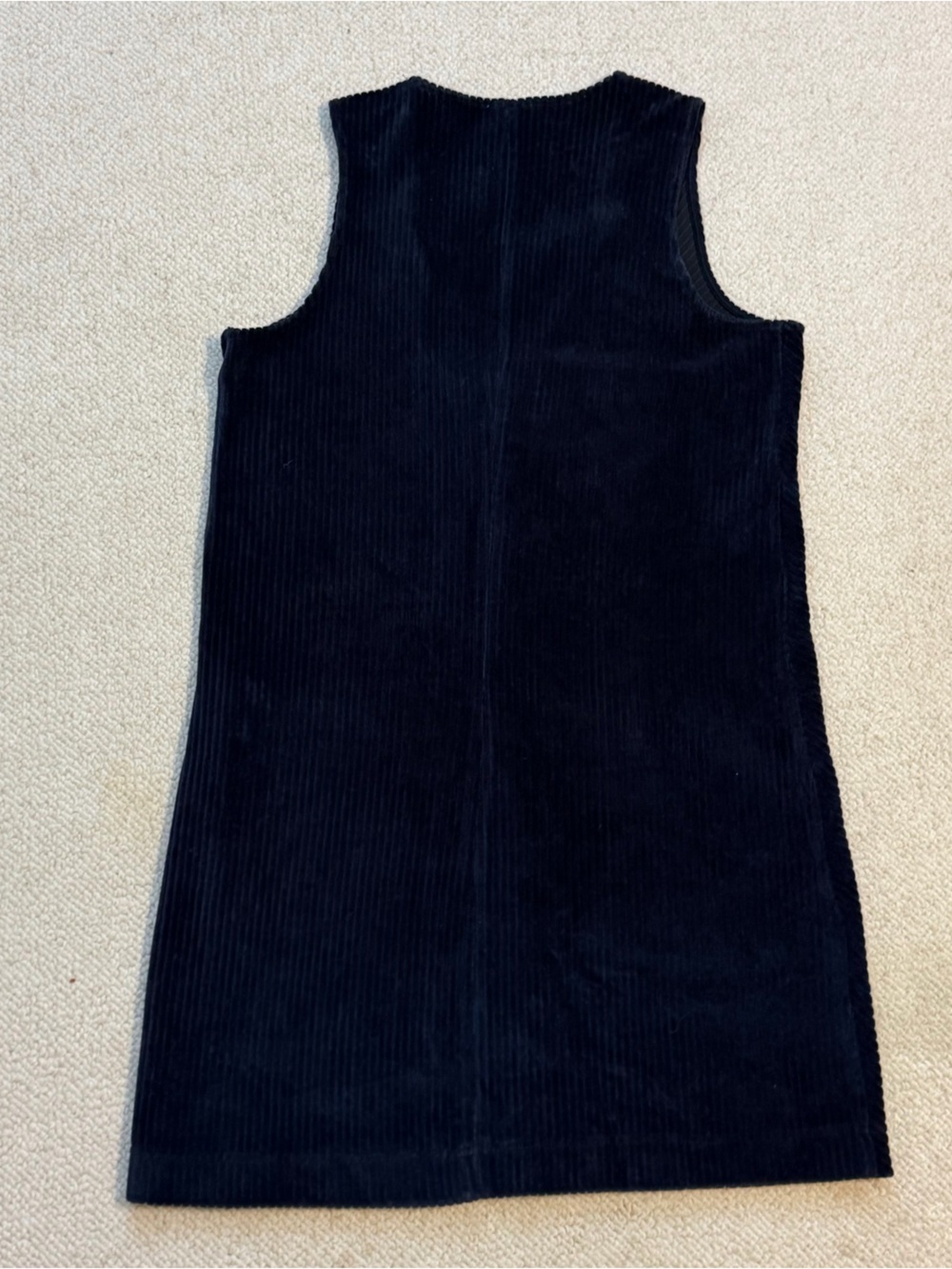 Marine Layer Navy Blue Corduroy Jumper Dress Sz Medium - Picture 3 of 3